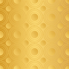 Abstract geometric pattern by the points, circles.  A seamless v