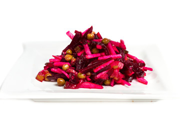 Salad with Beets, Onions, Carrots - Vinaigrette