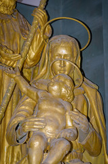   Bell Tower,Astronomical clock in the Messina Cathedral .