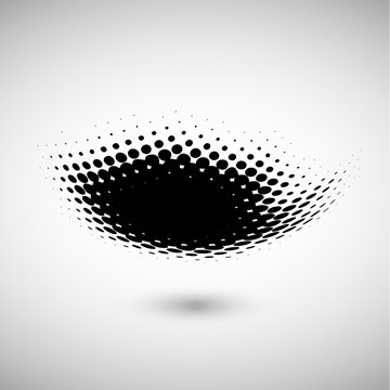 Abstract geometric dots pattern. Random Dots background. Black