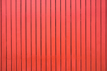 Red colored wood fence texture background