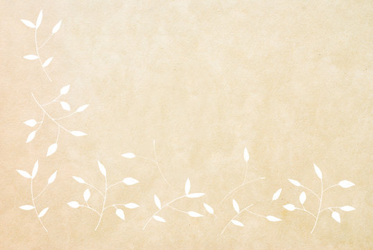 hand drawn petals - greeting card
