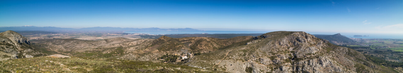 Fototapeta na wymiar Costa Brava Panorama