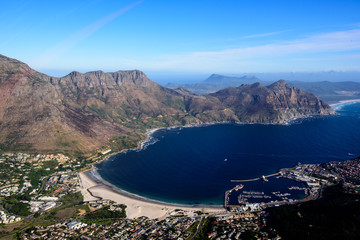 Aerial view of the cape peninsula