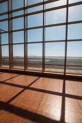 view at the Airport Terminal window