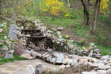 Waterfall rock