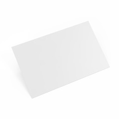 business cards template isolated on white background.