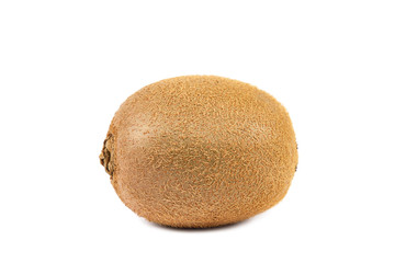 Kiwi fruit on white background.