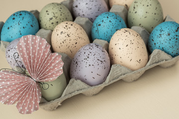 Colorful easter eggs.