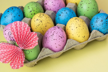Colorful easter eggs.
