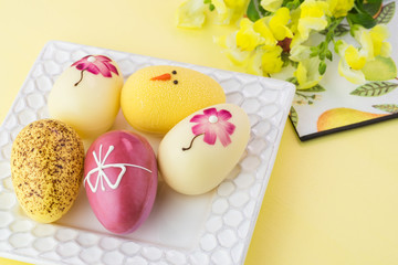 Chocolate easter eggs.