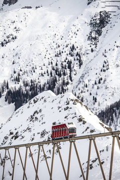 Olympia Express at Axamer Lizum, ski station at Innsbruck, Tyrol, Austria, Europe