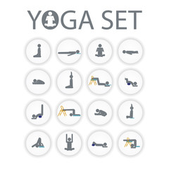 yoga stick man set