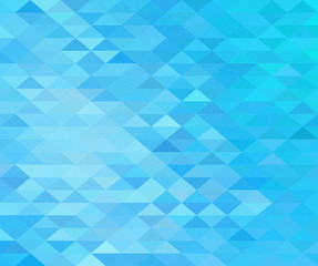 Abstract Blue Triangle Background