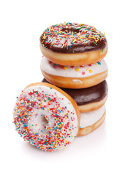 Donuts with colorful decor
