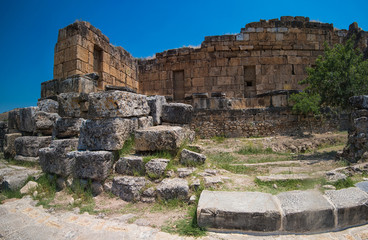 Fototapeta na wymiar photo of ancient city Hierapolis
