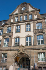 Fototapeta na wymiar Städtisches Leibniz Gymnasium Düsseldorf