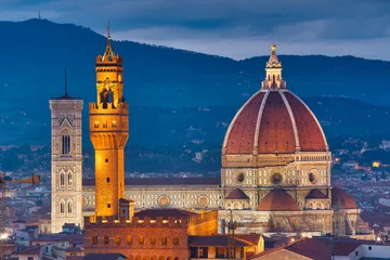 Foto op Canvas Duomo cathedral in Florence, Italy © sborisov