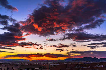Granada, atardecer