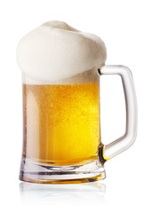 Round light beer mug