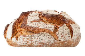 Wood Stove Bread isolated on White