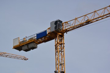 Naklejka premium Kran auf einer Baustelle