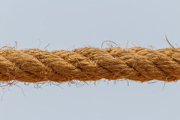 close up shot of manila rope