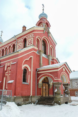 Fototapeta na wymiar Nicholas church of the monastery.