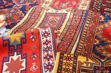 carpets made by hand in the Middle East