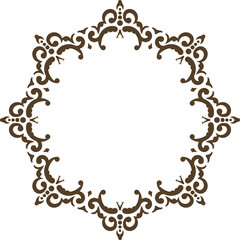 Unusual lace frame, decorative element with empty place for your
