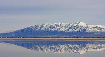 Wasatch Front from Antelope Island