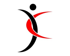 Dance swing logo