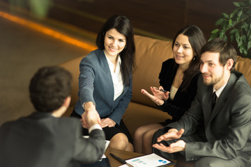 The conference of entrepreneurs. 