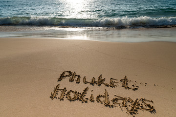 Tropical beach, Phuket,  Thailand