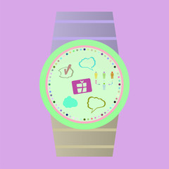 Vector Popular Smart Watch Icons