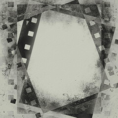 Naklejka premium grunge film strip background