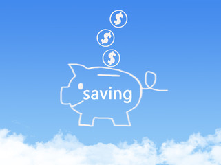 saving with cloud shape
