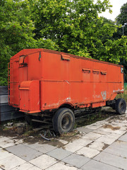 old waste truck - Plovdiv - Bulgaria