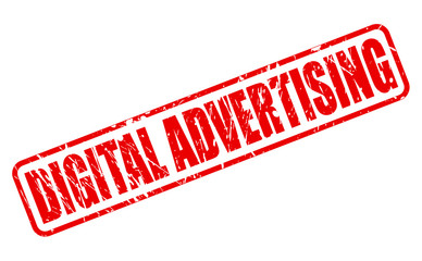 DIGITAL ADVERTISING red stamp text