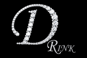 Text from diamonds Drink