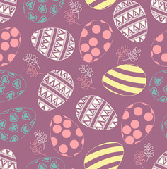 Easter Seamless pattern , Pattern Swatches, vector, Endless texture can be used for wallpaper, pattern fills, web page,background,surface 