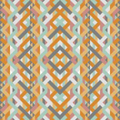 abstract retro geometric pastel art deco style pattern