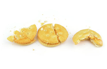 biscuits isolated on white