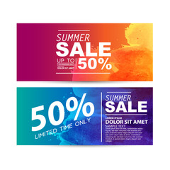 summer sale vector