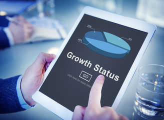 Growth Status Data Development Business Concept