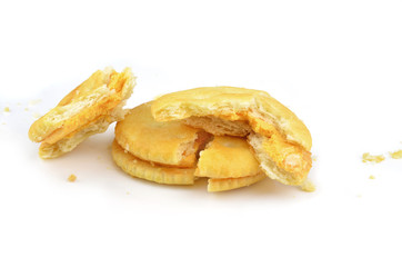 biscuits isolated on white