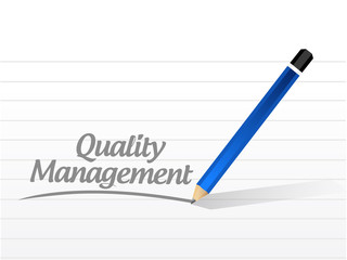 quality management message sign concept