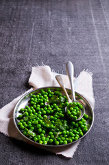 Green peas with mint