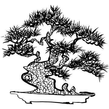 盆栽 毛筆イラスト 手書き Stock Vector Adobe Stock 盆栽 毛筆イラスト 手書き Stock Vector Adobe Stock