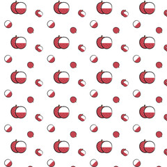 Lychee seamless pattern